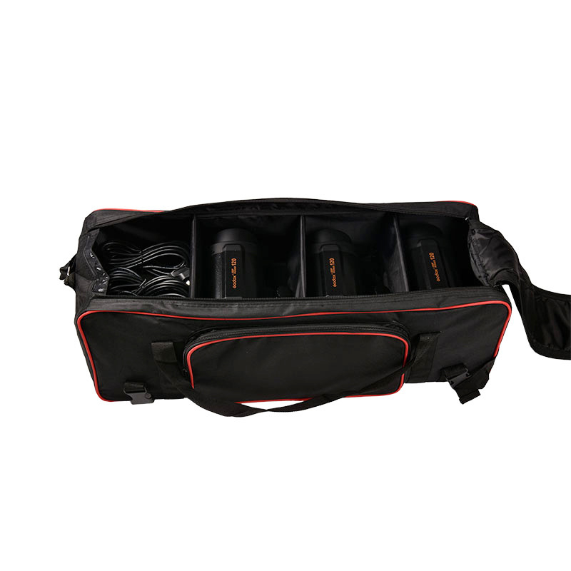 Kit de iluminat pentru studio, cu husă portabilă și carcasă de protecție pentru lumini, construcție poliester, compatibil universal, Shenniu CB-05