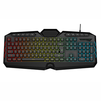 KW400 tastatură de joc cu 114 taste, cablată, suport pentru palmă, iluminare, Crater Architecture