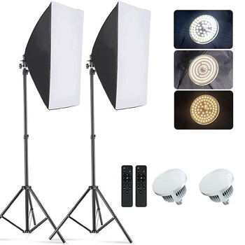 TS 5070 set softbox za fotografiju s LED svjetlom u obliku gljive, tri boje temperature i regulacija jačine svjetla
