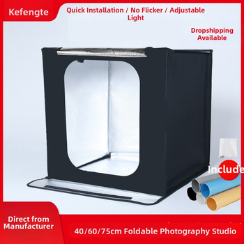 Malo sklopno LED foto-studio za fotografiranje nakita (Model: Folding photo studio; Materijal: Oxford tkanina + reflektirajući materijal; Značka: 80cm studio)