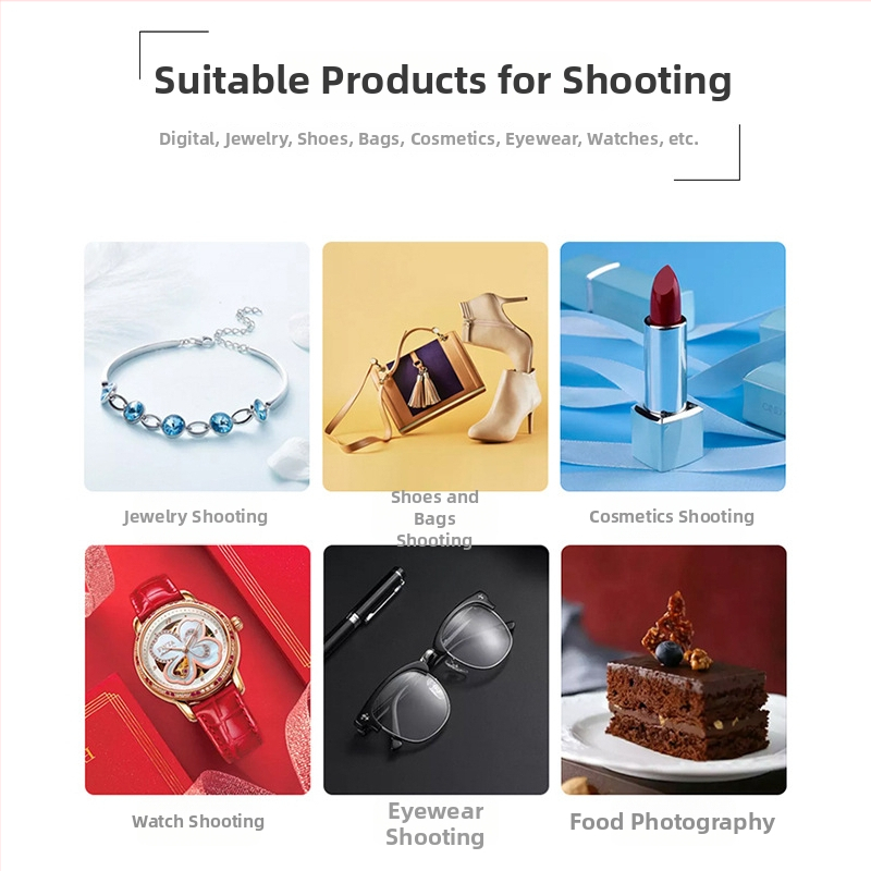 Malo sklopno LED foto-studio za fotografiranje nakita (Model: Folding photo studio; Materijal: Oxford tkanina + reflektirajući materijal; Značka: 80cm studio)