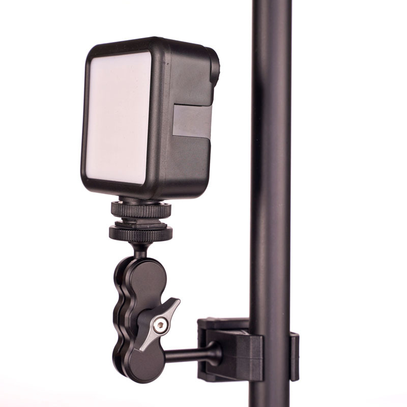 Youbanchuang CC-1 lampové príslušenstvo – viacúčelový crab clamp rozšírený ramenný článok pre štúdiový statív a akčné kamery