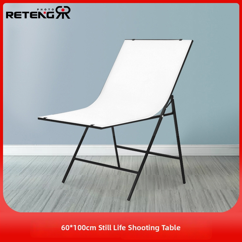 RETENG ZP-6100 Stôl na fotografovanie still life – skladací štúdiový stolík, kovová konštrukcia, nosnosť 2–5 kg