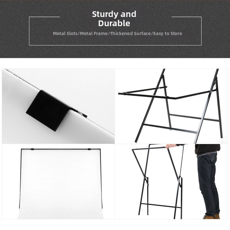 RETENG ZP-6100 Stôl na fotografovanie still life – skladací štúdiový stolík, kovová konštrukcia, nosnosť 2–5 kg