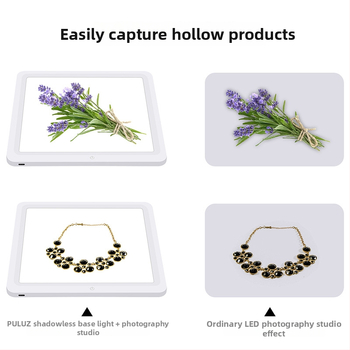 PULUZ Fat Cow Zložené štúdiové LED krúžkové svetlo PKT3201 PVC 1,518 kg