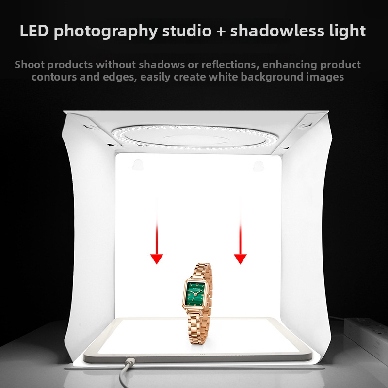 PULUZ Fat Cow Zložené štúdiové LED krúžkové svetlo PKT3201 PVC 1,518 kg