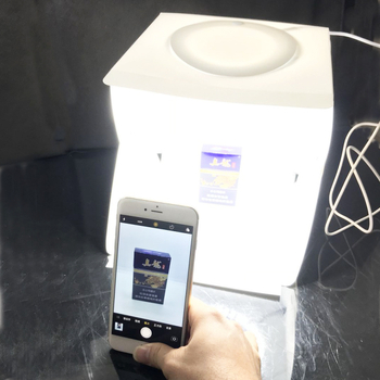 Mini LED kružno svjetlo foto kutija – studijski komplet za fotografiranje nakita, sklopivi