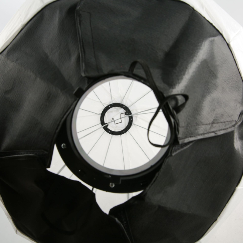 Vonku svetlo na fotografovanie so softboxom, guľové hliníkové puzdro, lucernový dizajn pre živé video