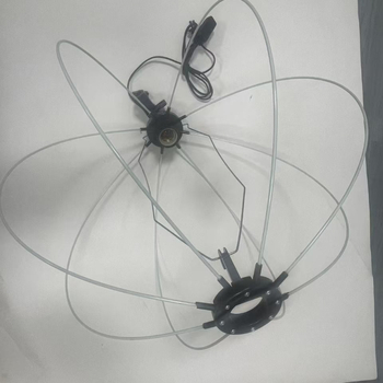 Διαχυτής απαλού φωτισμού, σφαιρικός σχεδιασμός με θύρα E27; κατασκευή από νάιλον ύφασμα, μέταλλο και πλαστικό, για επαγγελματική φωτογραφία