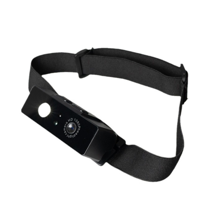 D9 LED kamera za čelo sa senzorom valova, 2.0MP HD akcijska kamera, 90° kut snimanja, USB, baterija 1800mAh