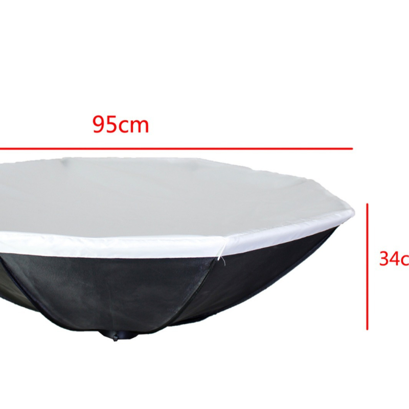Softbox za studijsko osvjetljenje – osmerokutni, Baorong bajonet, plastični bajonet, reflektivna tkanina, zaslon 80x80, nosivost 2–5 kg