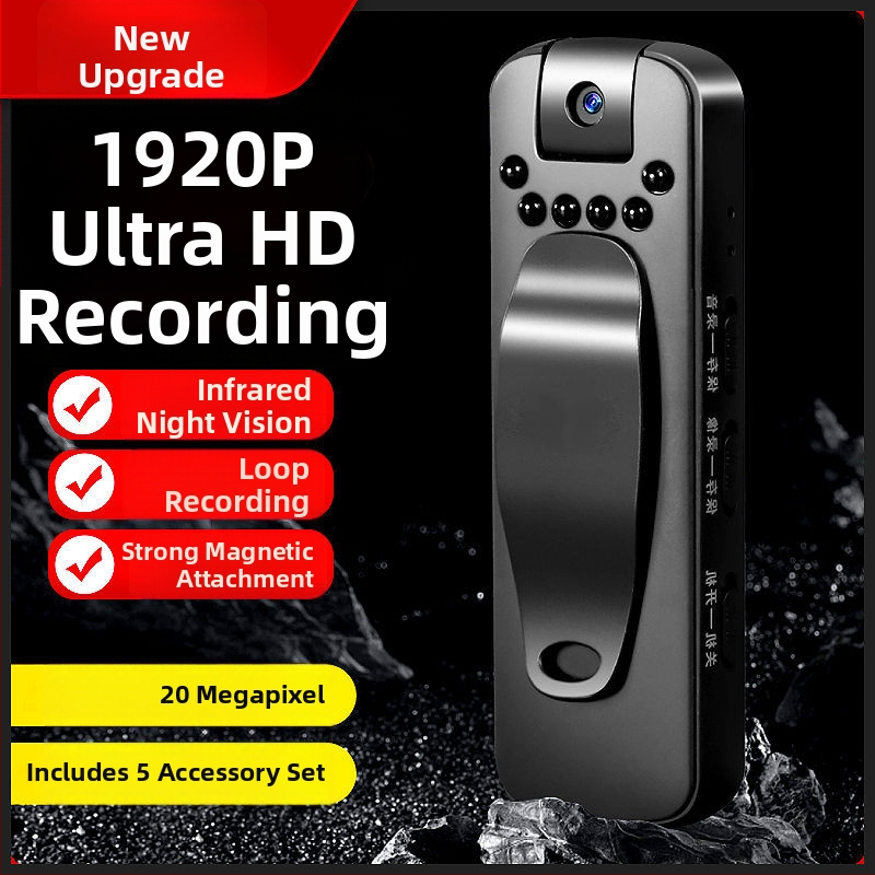 HD prenosná kamera-záznamník pre vonkajšie športy, bezdrôtový, 1080p, detekcia pohybu, bez obrazovky