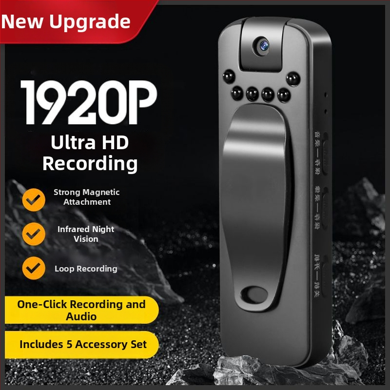 HD prenosná kamera-záznamník pre vonkajšie športy, bezdrôtový, 1080p, detekcia pohybu, bez obrazovky