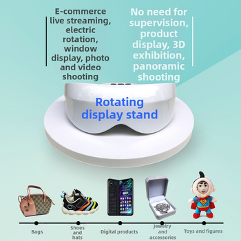 Bean Bean pöörlev ehte kuvamise alus – ABS plastik, kunstiline stiil, kahekorruseline konstruktsioon