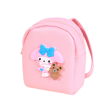 Novčanik za kovance od PU, anime uzorak, svjež i sladak stil, unisex, vodootporan