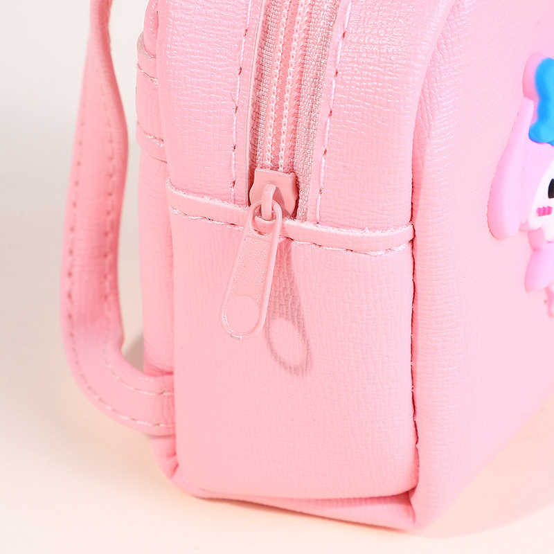 Novčanik za kovance od PU, anime uzorak, svjež i sladak stil, unisex, vodootporan