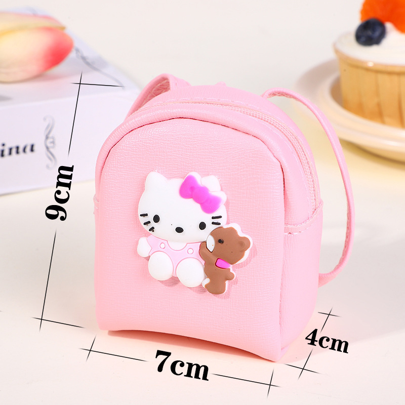 Novčanik za kovance od PU, anime uzorak, svjež i sladak stil, unisex, vodootporan