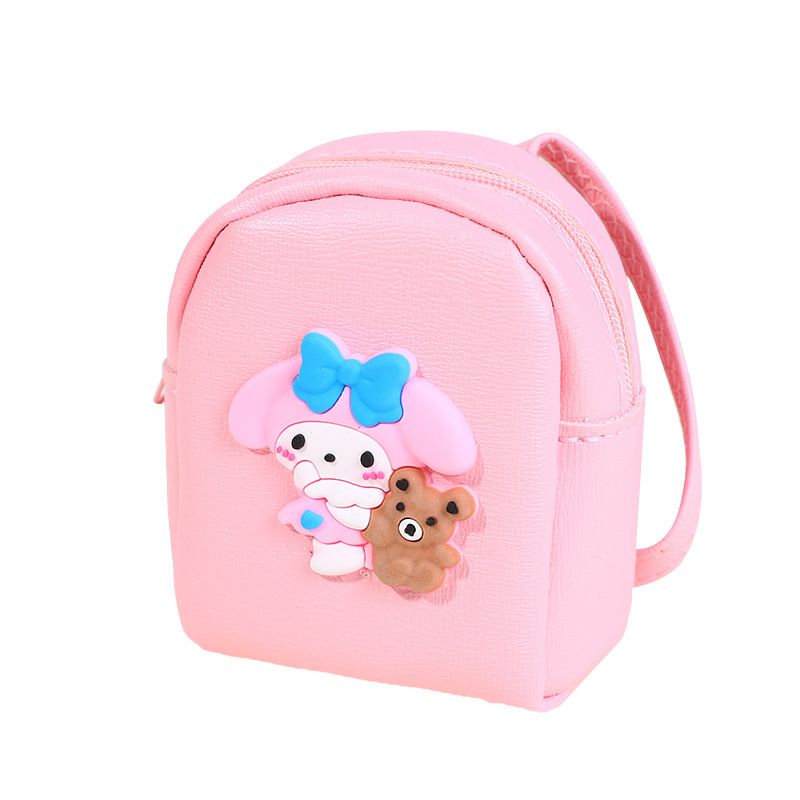 Novčanik za kovance od PU, anime uzorak, svjež i sladak stil, unisex, vodootporan