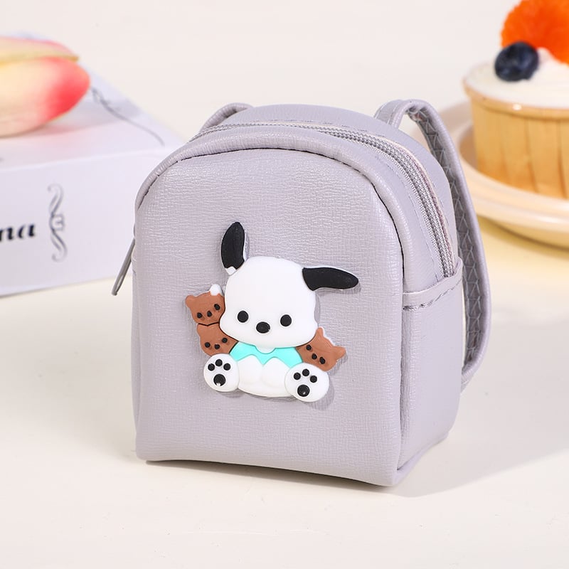 Novčanik za kovance od PU, anime uzorak, svjež i sladak stil, unisex, vodootporan