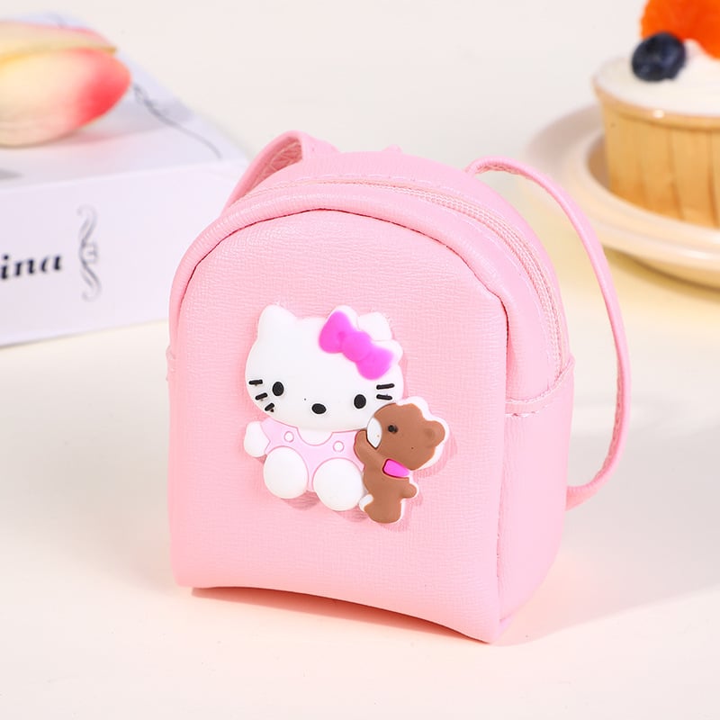 Novčanik za kovance od PU, anime uzorak, svjež i sladak stil, unisex, vodootporan