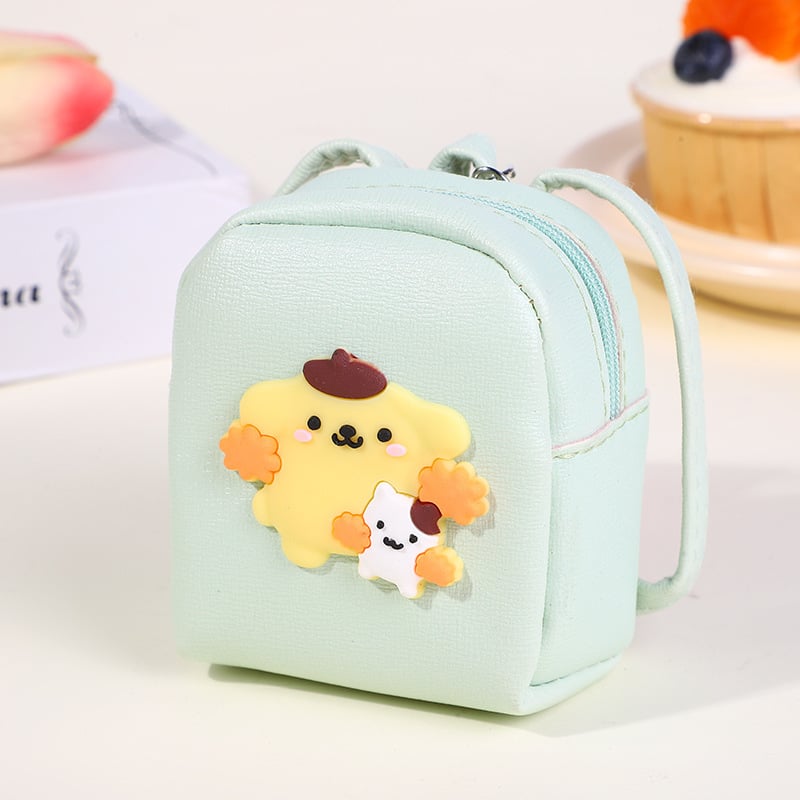 Novčanik za kovance od PU, anime uzorak, svjež i sladak stil, unisex, vodootporan