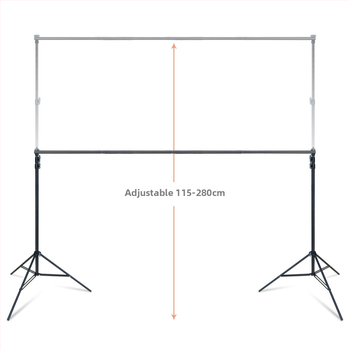 Pozadina za fotografiranje proizvoda, čelična konstrukcija, poprečne šipke 25.4 mm, uključena torba za prijevoz