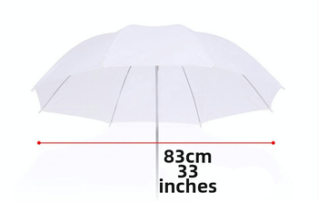 Studijas difūzijas lietussargs portretu un modes fotografēšanai — reflektīvs iekšējais slānis, piemērots studijas darbam