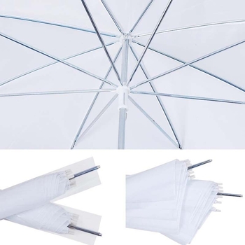 Umbrelă de studio pentru lumină difuză — interior reflectorizant, pentru portret și ședințe foto de modă