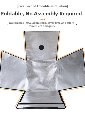 Mini štúdio s skladacím rámom, LED svetlom, PVC pozadím, materiál Oxford látka s hliníkovou fóliou, prenosná taška