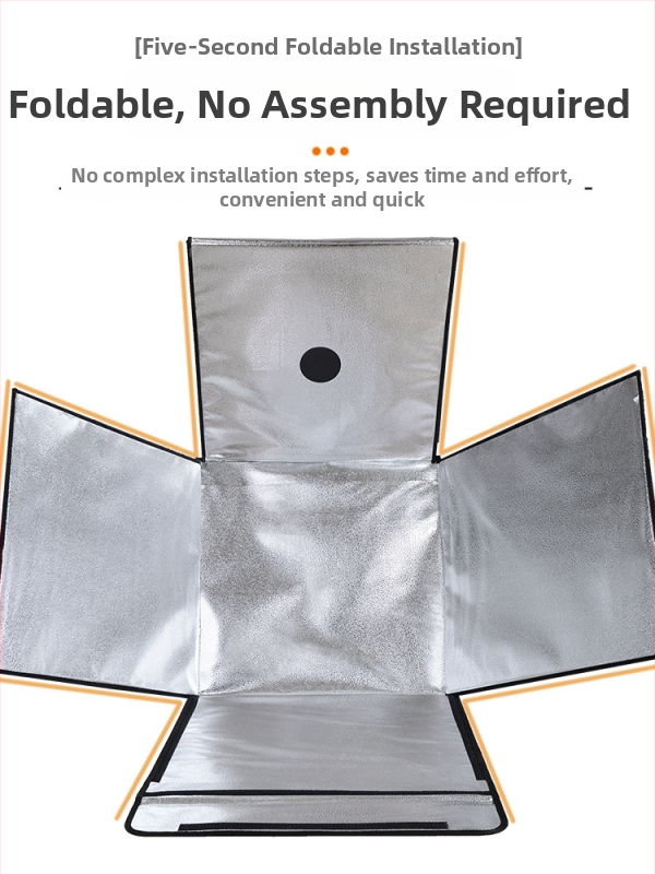 Mini štúdio s skladacím rámom, LED svetlom, PVC pozadím, materiál Oxford látka s hliníkovou fóliou, prenosná taška