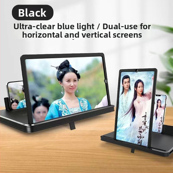 Stojan na zosilňovač obrazovky pre telefón — ABS plast a akryl; prispôsobiteľné; všeobecný štýl