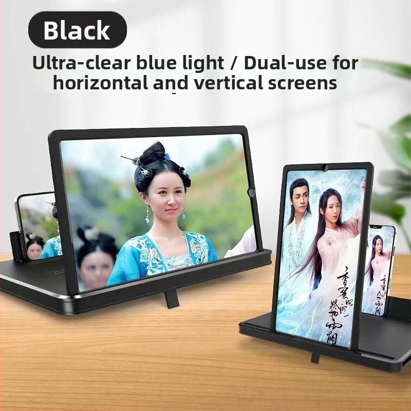 Stojan na zosilňovač obrazovky pre telefón — ABS plast a akryl; prispôsobiteľné; všeobecný štýl