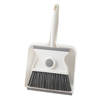 Set za čišćenje mačje litiere, dvije komponente: metla i lopata za prašinu, plastični