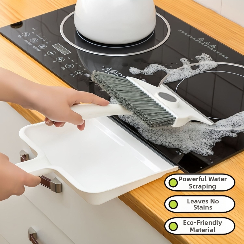 Sada na čistenie mačacej toalety, dve časti: metla a lopatka, plastová