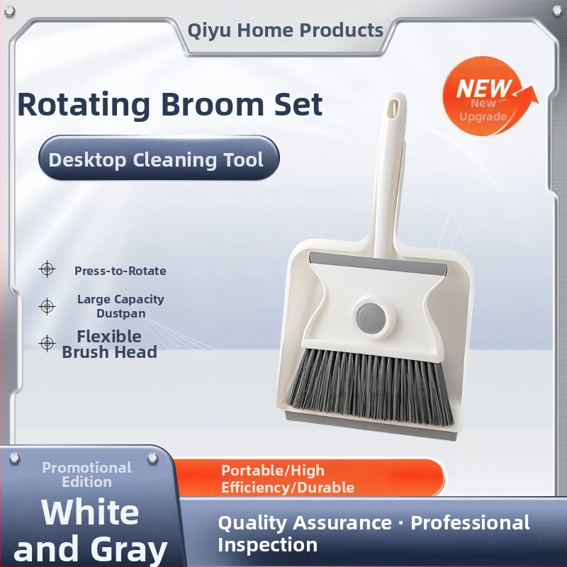 Sada na čistenie mačacej toalety, dve časti: metla a lopatka, plastová