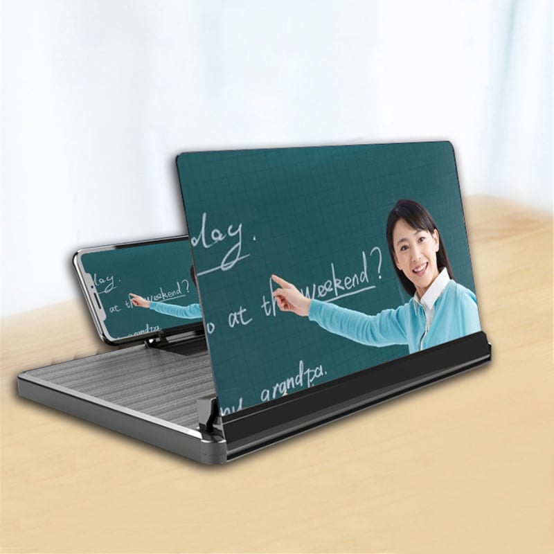 Držiak zväčšenia obrazovky pre telefón/tablet — HD zobrazenie, ochrana očí, materiál: hodvábny kvet, štýl jednoduchý, šarža Z-6, značka Neutral