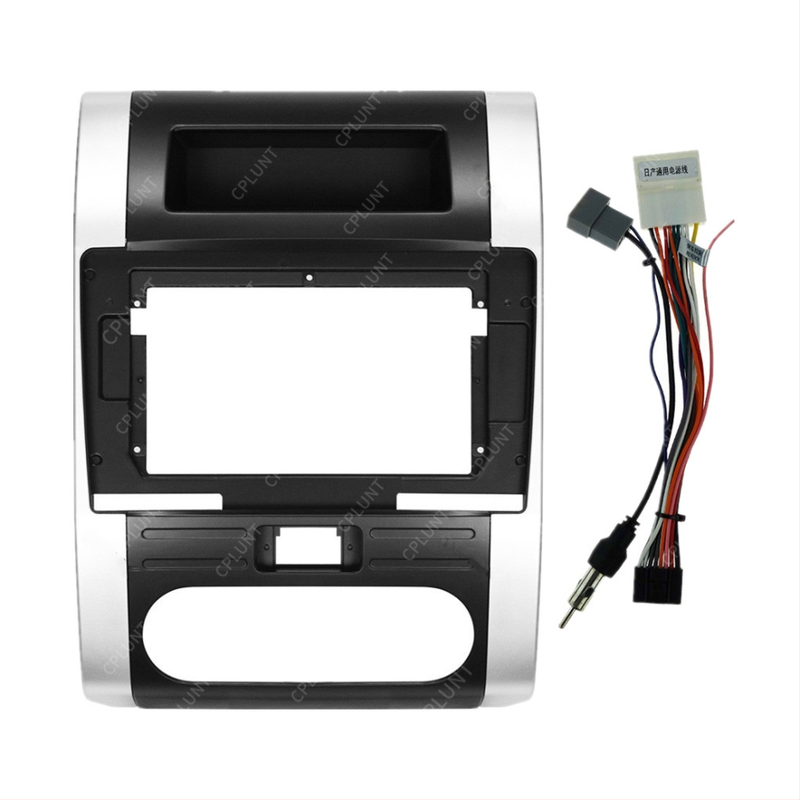 Panel rámovej tváre pre navigačné DVD v aute Nissan X-Trail/Qashqai MX6 – ABS+PC; hmotnosť 1 kg; kompatibilné roky 2008–2013