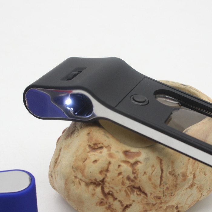 TH-515 lupă de mărire multifuncțională cu LED, trei niveluri de mărire, modul microscop de citire și detector de bancnote