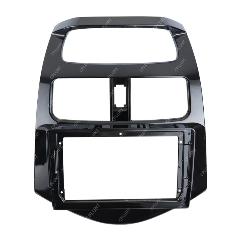 Sada rámu centrálneho navigačného panelu pre Chevrolet Spark Beat / Daewoo – ABS+PC; kompatibilné s modelmi 2010–2014; hmotnosť 1 kg