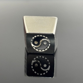 Pandantiv din cupru, capac de taste în formă de litere și cifre, procesare cu adeziv, stil chinezesc, retro-literar, vara 2025