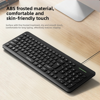 Káblová klávesnica, viac ako 98 kláves, USB rozhranie, spínače s architektúrou kráterov, vodotesná