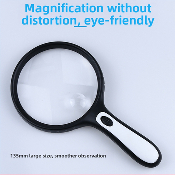 Ručná lupa s LED osvetlením, model 4986E, 10x zväčšenie