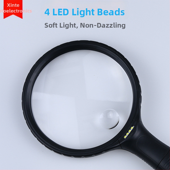 Ručná lupa s LED osvetlením, model 4986E, 10x zväčšenie