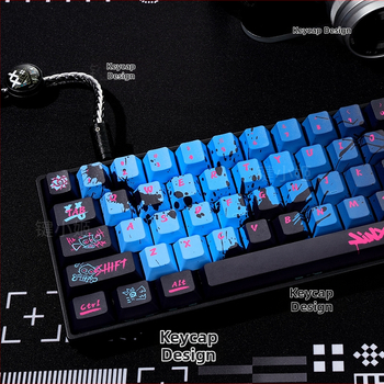 Set kapica za tipke – Jinx, ABS materijal, do 87 tipki, duljina linije 1,8, žično povezivanje, opća kompatibilnost