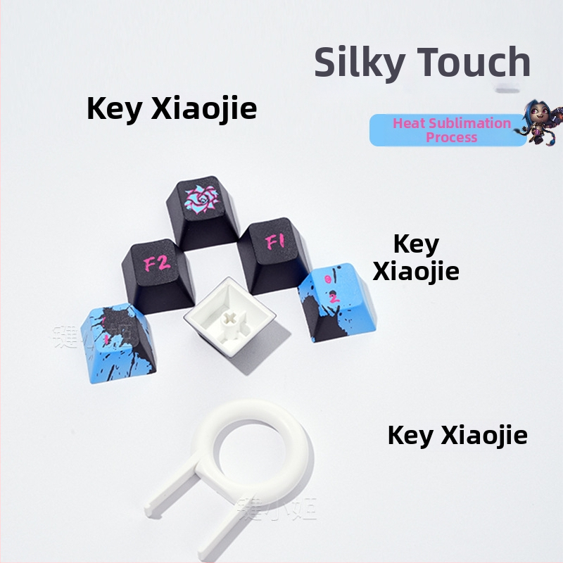 Set kapica za tipke – Jinx, ABS materijal, do 87 tipki, duljina linije 1,8, žično povezivanje, opća kompatibilnost