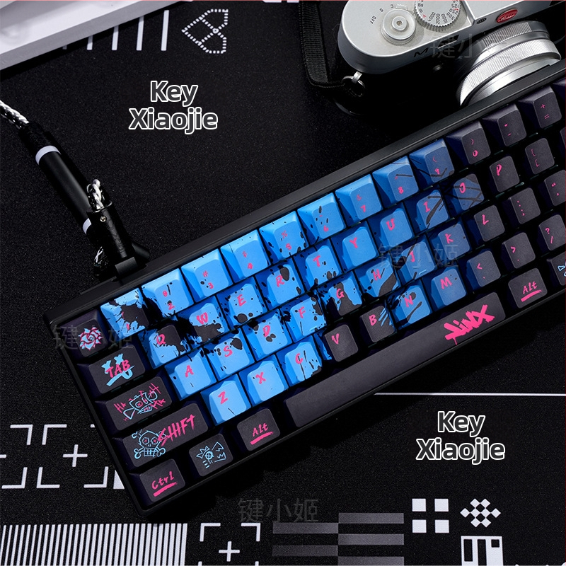 Set kapica za tipke – Jinx, ABS materijal, do 87 tipki, duljina linije 1,8, žično povezivanje, opća kompatibilnost