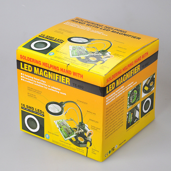 LED μεγεθυντικός φακός με φως για επισκευή κινητών τηλεφώνων και PCB πλακέτες (Telijia; LED φωτισμός; μεγεθυντικό φακό; PCB πλακέτες; κατάλληλο για επιδιορθώσεις κινητών)