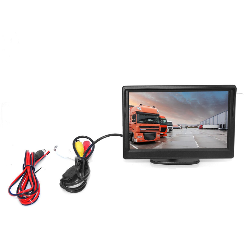 Display pentru camera de mers înapoi BC-806, rezoluție 800x480, intrare AV, NTSC, raport 16:9/4:3