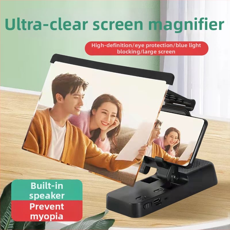 Suport-amplificator pentru ecranul telefonului mobil | Model F19 | Material: Plastic | Stil: Universal | Personalizare acceptată