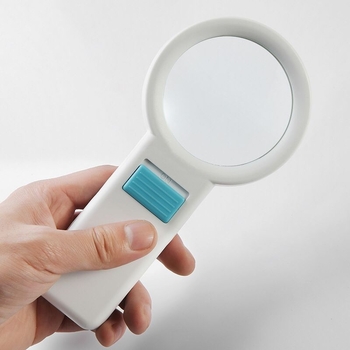 Χειροκίνητος μεγεθυντικός φακός ανάγνωσης με 10 LED φώτα